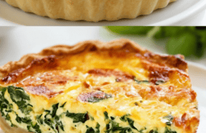 🥬 Classic Spinach Quiche Recipe – A Creamy, Cheesy Anytime Favorite