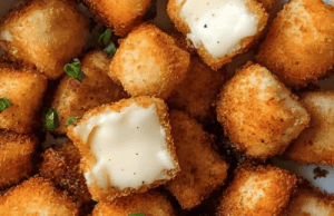 Mozzarella Fried Cheese Bites: Cheesy, Crunchy, and Irresistible
