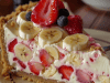 Banana-Strawberry Cheesecake Fantasy