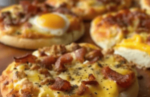 English Muffin Breakfast Pizza