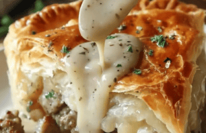Sausage Gravy Puff Pie