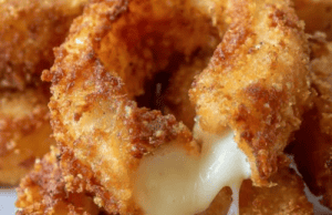 Cheesy Onion Rings