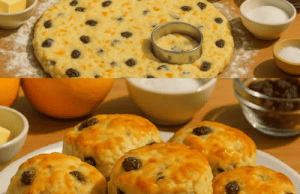 Orange Raisin Scones