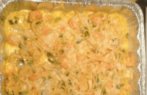 Shrimp Fettuccine Bake