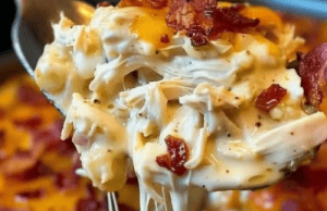 Chicken Bacon Ranch Tater Tot Casserole
