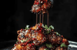 Dragon Glazed Crispy Chicken Bites