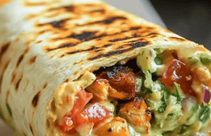 Chipotle Ranch Grilled Chicken Burrito