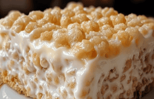 No-Bake Cheesecake Rice Krispy Treats