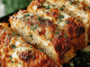 Savory Garlic Parmesan Chicken Meatloaf with a Crispy Crust