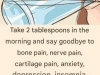 Two Spoons In The Morning And Forget About Bone Pain, Diabetes, Nerves And Depression!