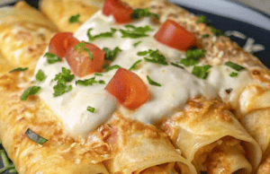 Baked Cream Cheese Chicken Taquitos