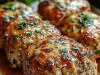 Garlic Parmesan Meatloaves
