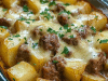 Crockpot Loaded Beef and Potato Bake