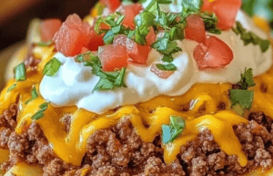 Cheesy Taco Potatoes