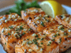 Crispy Lemon Garlic Salmon Bites