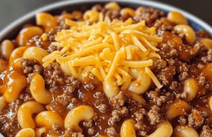 Coney Chili Mac Casserole