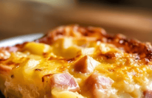 Cheesy Ham and Potato Casserole