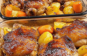 Chicken Thighs & Potatoes Delight