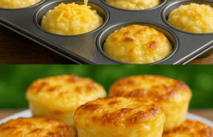 Cheesy Mashed Potato Puffs 🧀🥔