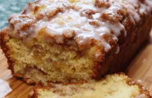 Cinnamon Swirl Apple Fritter Bread