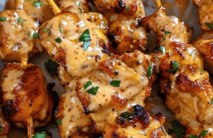 Bang Bang Chicken Skewers