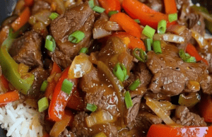 Crockpot Pepper Steak