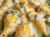 Cheesy Chicken Broccoli Shells – Creamy, Comforting, and Family-Approved!
