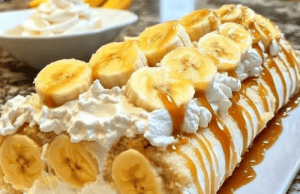 BANANA CARAMEL ROULADE