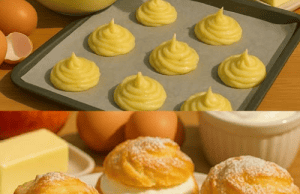 Apricot Cream Puffs Recipe