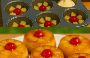 Pineapple Upside Down Cupcakes
