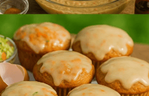 Carrot Cake Zucchini Muffins