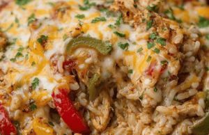 Fajita Chicken Casserole