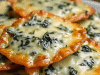 Spinach Dip Cheese Crisps
