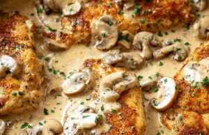 Chicken Breast in Creamy Mushroom Sauce