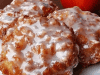 Apple Cinnamon Fritters with Vanilla Glaze