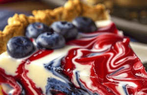 4th of July Swirl Pie – No-Bake Patriotic Dessert Magic 🇺🇸