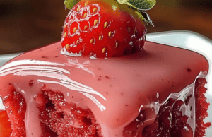 Strawberry Glaze Cake – Moist, Sweet & Perfectly Fruity
