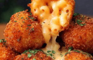 Crispy Fried Mac and Cheese Balls – Golden Crunch, Gooey Cheese Center