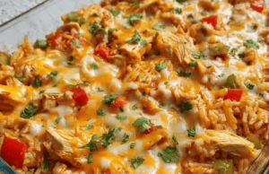 Fajita Chicken Casserole Bake