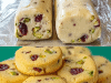 Cranberry Pistachio Shortbread Cookies