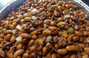 Cowboy Baked Beans with Beef