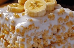 Banana Pudding Rice Krispies Treats