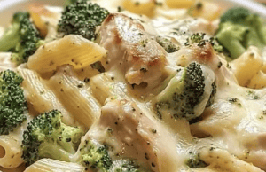 Creamy Chicken and Broccoli Pasta Bake