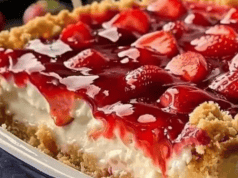 Strawberry Cheesecake Dump Cake
