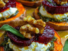 Burrata & Beet Sweet Potato Stacks