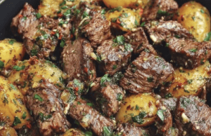 Garlic Butter Steak & Potatoes