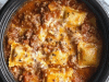 Crockpot Ravioli Lasagna