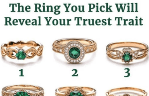 The ring you pick will reveal your truest trait